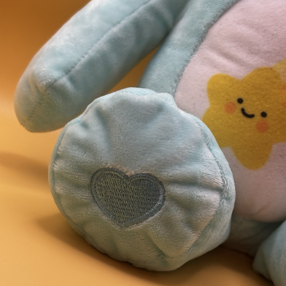 Care Bears Plush Stuffed Toy Wish Bear 14" Teal Soft Huggable Gift For Kids - Picture 7 of 10